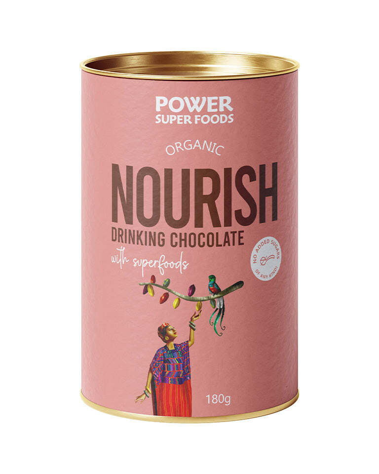 Nourish Drinking Chocolate with Superfoods 180g